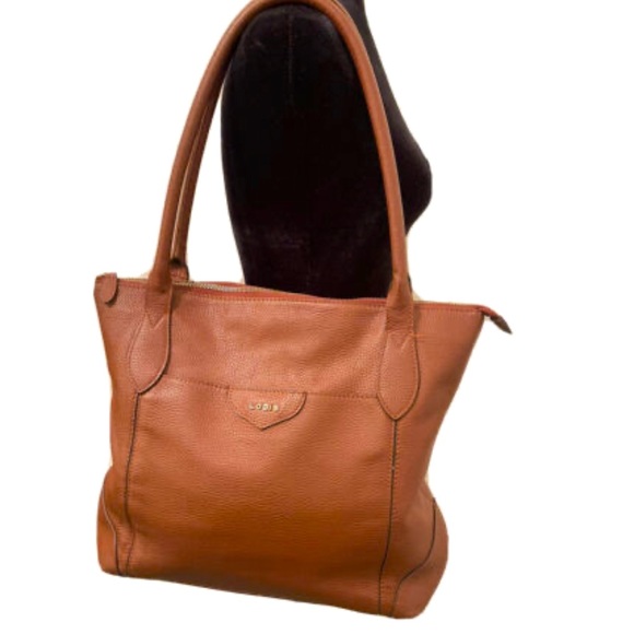 Lodis Handbags - Lodis Los Angeles 100% Leather Travel Tote Bag in Chestnut Brown